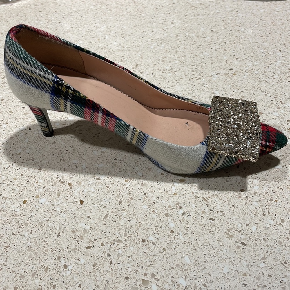 Glitter bow d’orsay jcrew heel
